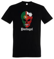 Portugal Football Skull I T-Shirt portoguese Soccer Flag World Championship 3XL