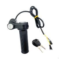 Electric Bicycle Throttle Grip Refit Fits 22mm Handlebar for Cycling Scooter right install right install gray
