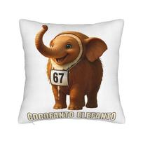 Funny Kids Meme 67 Six Seven Italian Brainrot Christmas Pillowcase Printed Cushion Cover Decorations  Pillow Case Cover 30cmx30cm