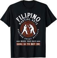 Eskrima Kali Arnis Escrima Sticks Filipino Martial Arts T-Shirt Size S-5XL Unisex T-Shirt L