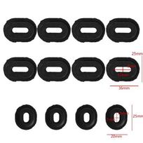 Motorcycle Side Cover Rubber Grommet Fairing Washer Bolt-on Rubber Ring Buffer Gasket Motorcycle Exterior Trim Parts 12 Pcs/Set