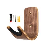 Guitar Wall Hanger Guitar Wall Mount Hook Ukulele Hanger Wall Hook Holder Stand Hardwood Guitar Wall Mount Bracket 1