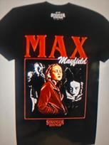 Stranger Things 5 Max Cotton MED black New Seal Hot Topic T Shirt Mayfield Seaso 3XL