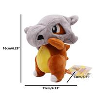 Cubone pliušinis žaislas Kola lėlė, Visų žvaigždžių kolekcija Animacinis žaidimas įdarytas gimtadienio dovanai 6,9 colio minkšti pliušiniai žaisliukai Animacinis personažas 11cm-30cm