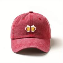 Alkoholinio gėrimo atspaudu kepuraitė su snapeliu, būtinas dalykas vakarėliams ir susibūrimams, tinkamas tiek Unisex, tiek moterims, madingo stiliaus. Adjustable