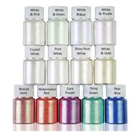 Fine Glitter Mica Powder Chrome Pigment Powder for Soap Paint Making Resin Craft 1 balta