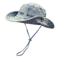 Nešiojama apsauga nuo saulės Džinsinio audinio Kibiro formos kepurė Anti-UV Retro Žvejo kepuraitė Kvėpuojanti Atsitiktinė Alpinizmo kepuraitės Lauko šviesiai mėlyna spalva