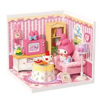 Robotime Sanrio Super Pasaulio Kambario Statybiniai Blokeliai