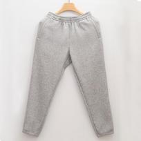 New Zipper Bag Fleece Sweatpants for Men and Women, Loose Foot-tied Cotton In Autumn and Winter, Casual Thickened Thermal Sweatpants S