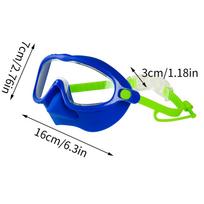 Kids Swim Goggles With Nose Cover Anti-choking Kids Swimming Goggles Clear Waterproof Snorkeling Goggles Gear