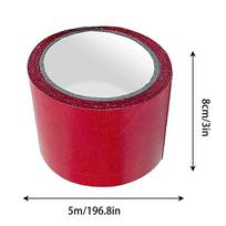 High Stick Tarpaulin Tape Strong Tape Waterproof Rip Stop Patch &Tent Repair Tape automotive fabric tape raudona