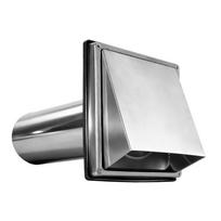 1PC Home Vent Cover Stainless Steel 4-Inch Conical Vent Cover Windproof Rainproof Home Heating Cooling Vents HVAC Accessories China Mainland