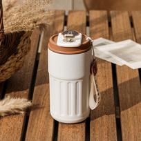 Smart Thermos Bottle Water Digital LED Temperature Coffee Cup 316 Stainless Steel Vacuum Cup Office Cup Business Portable Mug 450ML