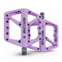 BUCKLOS Bicycle Flat Pedals Durable Nylon MTB Pedals Dustproof Waterproof Road Bicycle Pedal Widen Platform Bike Pedal