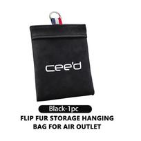 DWBR1 Universal Car Air Vent Phone Key Storage Bag Accessories For KIA Ceed Soul Picanto Stonic Venga Sorento Fort
