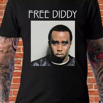 FREE Diddy rapper HOT Sean Combs T-shirt black All sizes JY92.webp S įvairiaspalvis