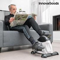 5 funkcijų fitneso pedalų treniruoklis - Mini dviratis rankoms ir kojoms, stacionarus dviratis su laiku, atstumu, apsisukimais ir kalorijomis balta