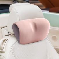 Car Headrest Pillow Neck Ergonomic Memory Foam Support Travel for rožinė