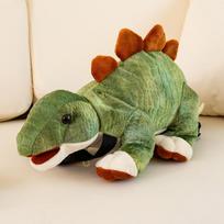 45cm Vaikams Animacinis Dinzauras Pliušinis Lėlė 3D Kuprinė Juokingas Pliušinis Žaislas Stegozauras Vaikams Madinga Kuprinė Vaikams Dovanos Dekoras 45X18X21cm žalia