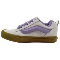 Vans Knu Skool Gum Silver Lining Universalūs Patogūs Skate Batai Unisex Kedai Pilki Violetiniai VN000D6ZFTY 37 gray