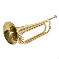 Trimitas Bugle Žalvarinis Instrumentas, Lengvai Valdomas Muzikos Instrumentas Kavalerijai Mokyklos Orkestrui