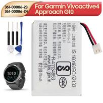 Įkraunama ličio baterija, skirta Garmin Vivoactive 4 Approach G10 361-00086-23 361-00086-24 laikrodžiui, 178mAh