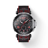 Tissot Leather Strap black Dial Men's Fashion Watch T115.417.27.057.04 juoda