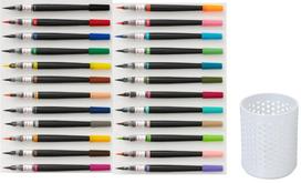 Pentel Art Brush XGFL Set with Pen Stand 24-Color