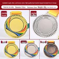 In-Stock Universal Zinc Alloy Medal with Custom Logo for Sports and Campus Competitions