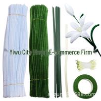 DIY Lily Twist Stick Bouquet Kit: Handmade Chenille Stem Simulation Flowers