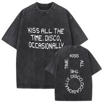 2026 Harry Styles Together Tour Vintage Washed T-Shirt Men Women Pop Music Fashion Oversized Cotton Graphic T Shirt Streetwear Short Sleeve Tee Top L gray