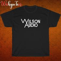 Nauja!  Wilson Audio Logotipas Juoda Pilka Tamsiai Mėlyna Balta Dydis S-5XL Unisex Marškinėliai S įvairiaspalvis