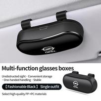 gzhw7 Car Sun Visor  Glasses Box Portable Sunglasses Eyeglass Case for Opel OPC Astra Grandland Corsa Mokka Frontera Insignia Zafira