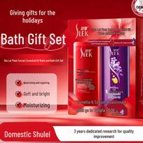 SLEK Herbal Essential Oil Anti-Dandruff Shampoo & Shower Gel Gift Set