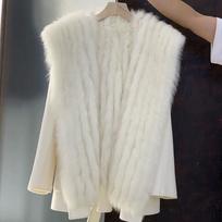 Winter Thickened Warm Cotton-padded Clothes Warm Fox Fur Wool Ladies Outerwear Female Both Sides To Wear Hooded Wool Coat S balta
