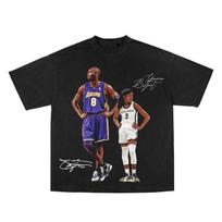 Kobe Bryant x Gigi Men's T-shirt Unisex Black Tee S įvairiaspalvis