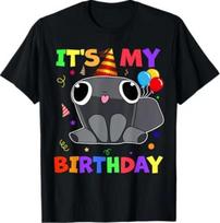 Dandy's World Pebble Birthday Unisex T-Shirt S įvairiaspalvis