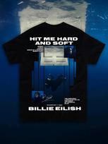 Hit Me Hard and Soft Billie Eilish Graphic T-shirt Men's Women's Hip Hop Pop Music T-shirt Casual Cotton 2026 Summer New T-Shirt S įvairiaspalvis