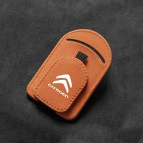 AAMH1 Car Sun Visor Glasses Box Holder Clip Sunglasses Clip Card Ticket Portable Holder For Citroen C1 C2 C3 C4 C5 C6 C8 C4L DS3 DS4