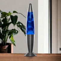 Lampe à Lave - CELLUSTOP - Magma - Bleu - Métal et Verre - 34x9 cm mėlyna
