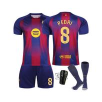 (#8 PEDRI) 25-26 Barselonos namų La Liga numerio futbolo marškinėliai vaikams ir suaugusiems 16#