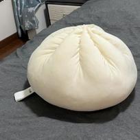 Wangdins Xiaolongbao Mėsos bandelės pagalvė – Kūrybiška miegamojo pagalvė ir gimtadienio dovana 40 cm In Stock white