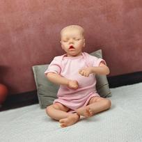 Miela tikroviška mažylė, 55 cm graži atgimusi lėlė, pilna silikoninė lėlė, skirta kartu su madingomis lėlėmis, dovanomis su Bjd lėlėmis 46cm