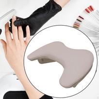 Arm Rest Cushion for Nails Armrest,Professional Practical U Shape Nail Art Hand Pillow Salon, pilka spalva