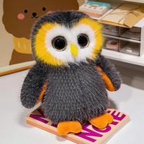 Big Eyed Owl Plush Toys Cute Stuffed Animal Doll Office Ornament Girl Gifts Plush Owl Toys for Kids 20cm