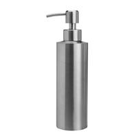 Nerūdijančio plieno rankų plovimo dozatorius Nešiojamas Antikorozinis Keičiamas Plaunamas Namų Vonios Kambario Tualeto Buteliuko Laikiklio Priedai 15.5x5.5cm gray