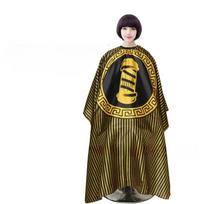 New Haircut Hairdresser Barber Cloth Hairdressing Pattern Apron Polyester Cape Professional Hairdresser Hair Cutting Gown