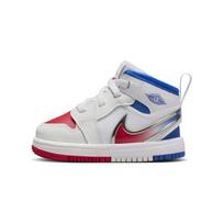 Air Jordan 1 Mid RM EasyOn TD Balti „Racer Blue“ Raudoni Kūdikio Kedukai „Siren-Red“ FQ1283-100 23.5 white