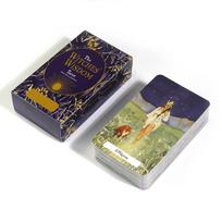 Naujas 78 kortų kaladė The Witches’ Wisdom Tarot stalo žaidimo kaladė Būrimo šeimos vakarėlio vadovas Versijų leidimas