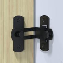 1 vnt. klojimo stumdomųjų durų sagtis Rustic dekoravimo ornamentas juoda